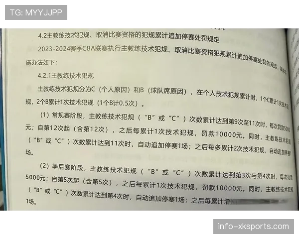 教练技术犯规规则详解：什么情况下判罚？判罚标准与常见误解解析